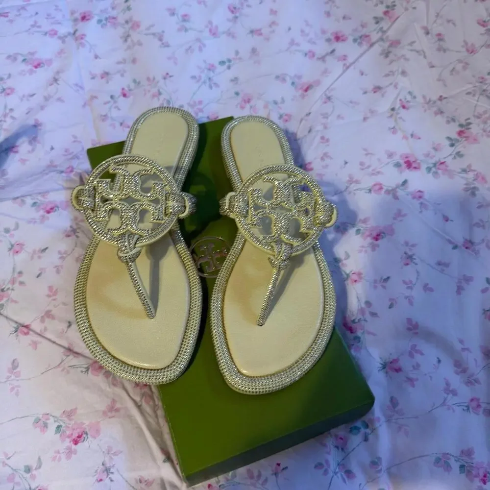Tory Burch MILLER PAVÉ KNOTTED SANDAL